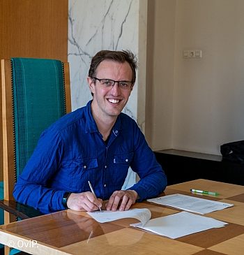 Salomon voorhoeve tekende op het raadhuis