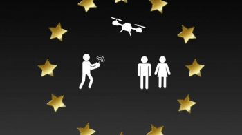 Drone europa zwart