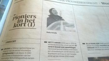 Eerste vrouw met C brevet